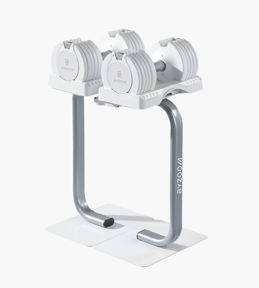 Pure Series 可変式ダンベル 10kgホワイト – Byzoom Fitness JAPAN