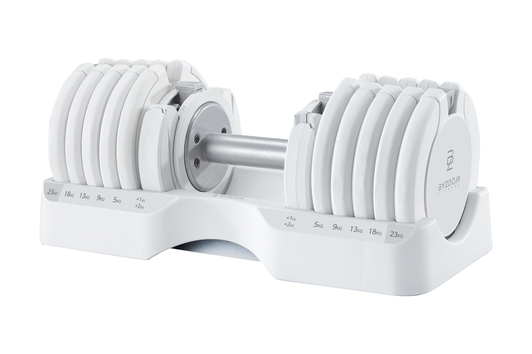Pure Series 可変式ダンベル 25kgホワイト – Byzoom Fitness JAPAN Pure Series 可変式ダンベル 25kgホワイト – Byzoom Fitness JAPAN