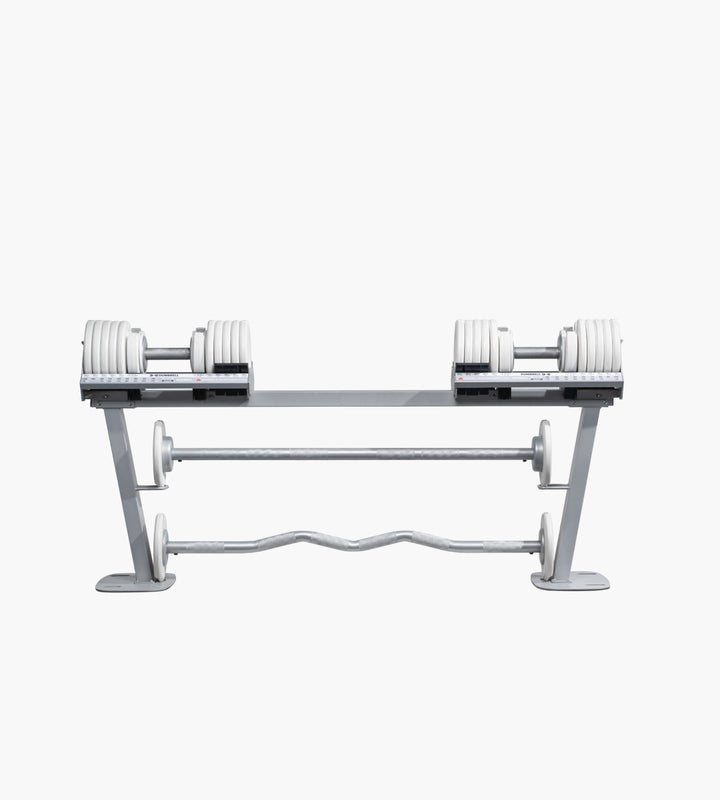 Pure Series MAX 45.3kg 可変式ダンベル 25kg専用 バーベルコンバーター ホワイト