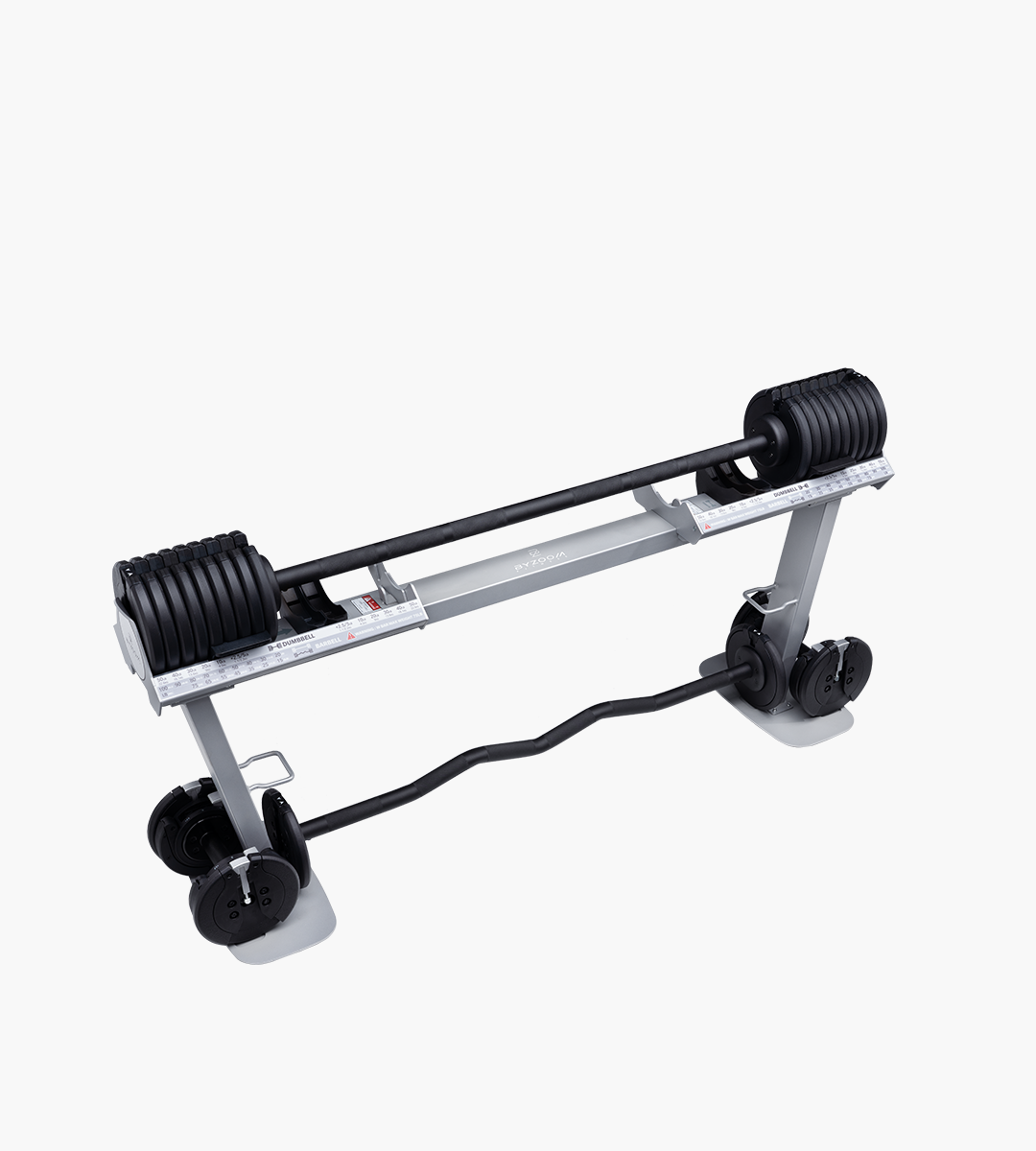 Pure Series MAX 45.3kg 可変式ダンベル 25kg専用 バーベルコンバーター ブラック
